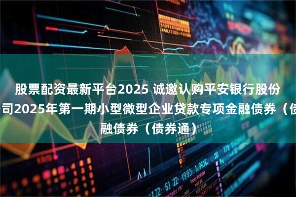 股票配资最新平台2025 诚邀认购平安银行股份有限公司2025年第一期小型微型企业贷款专项金融债券（债券通）